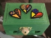Painted Heart box