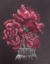 Europeana Roses In Glass Vase
