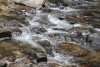 Water rushing across the rocks