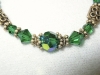 Green Swarovski Crystal Bracelet
