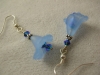 Blue Cala Lily Earrings