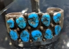 Old Pawn Native American Turquoise Bracelet 
