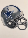 Dallas Cowboys Mural in Kids Room