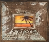 Found Wood Framed Beach