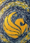 Van Gogh Inspired UCF Pegasus 