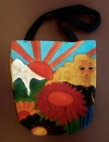 Artist Original Design Bag Flower Girl