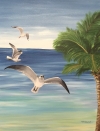 Soaring Seagulls
